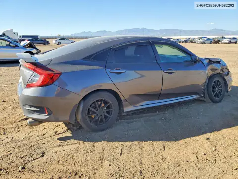 2018 Honda Civic Lx VIN 2HGFC2E59JH582292 фото 3