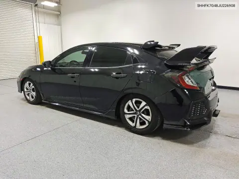 2018 Honda Civic Sport VIN SHHFK7G48JU226908 фото 2