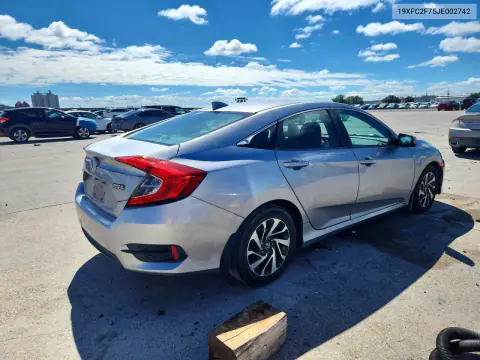 2018 Honda Civic Ex VIN 19XFC2F75JE002742 фото 3
