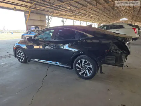 2018 Honda Civic Ex VIN 19XFC2F71JE019005 фото 2
