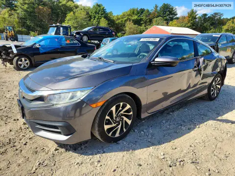 2HGFC4B54JH307929 — 2018 Honda Civic, Сторона, фото до ремонта