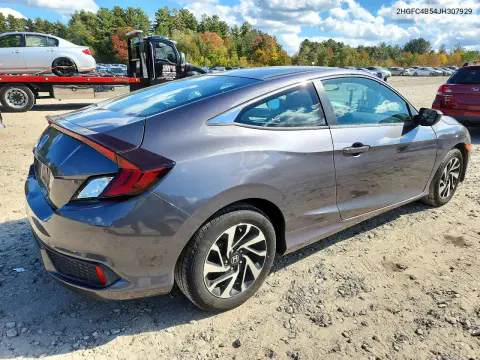 2018 Honda Civic Lx VIN 2HGFC4B54JH307929 фото 3