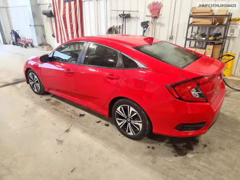 2018 Honda Civic Ex VIN JHMFC1F39JX034423 фото 2