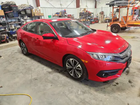 2018 Honda Civic Ex VIN JHMFC1F39JX034423 фото 4