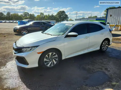 SHHFK7H24JU212484 — 2018 Honda Civic, Передняя часть, фото до ремонта