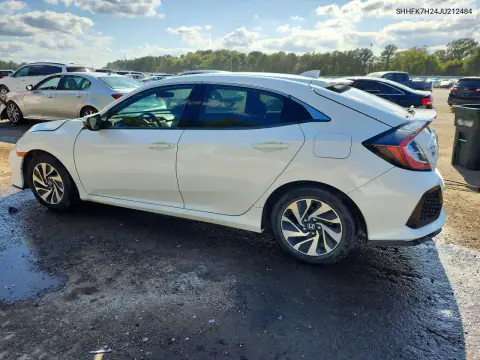 SHHFK7H24JU212484 — 2018 Honda Civic, фото 2 с аукциона Copart, Передняя часть