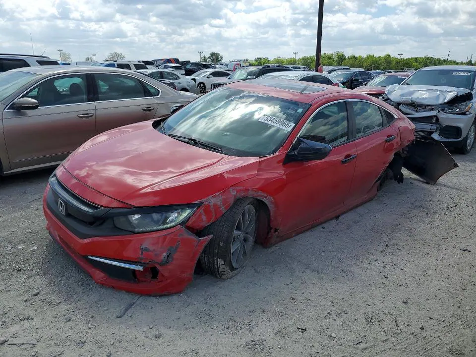 2019 HONDA CIVIC VIN JHMFC1F32KX010157 фото 1