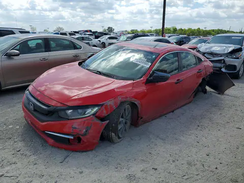 JHMFC1F32KX010157 — 2019 Honda Civic, Задняя часть (Rear End), фото до ремонта