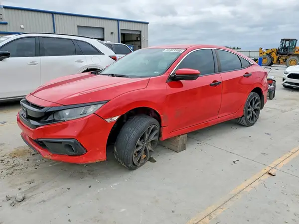 2HGFC2F82KH501417 — 2019 Honda Civic, Боковая часть (Side), фото до ремонта