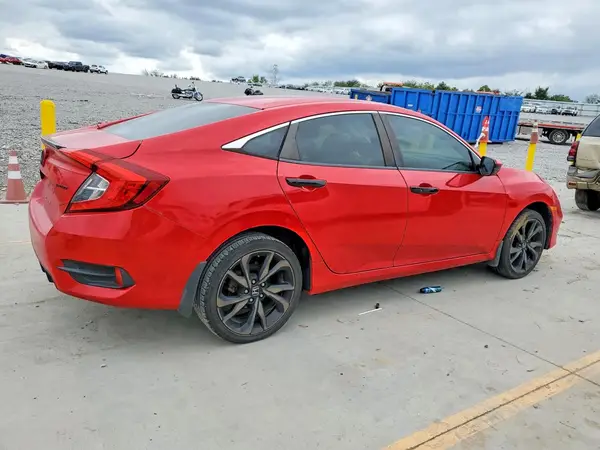 2HGFC2F82KH501417 — 2019 Honda Civic, фото 3 с аукциона Copart, Боковая часть