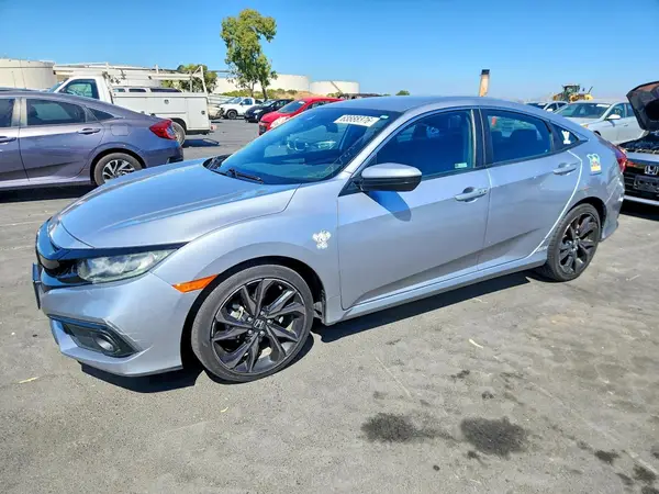 19XFC2F89KE213579 Honda Civic 2019 — повреждение Передняя часть, фото до ремонта