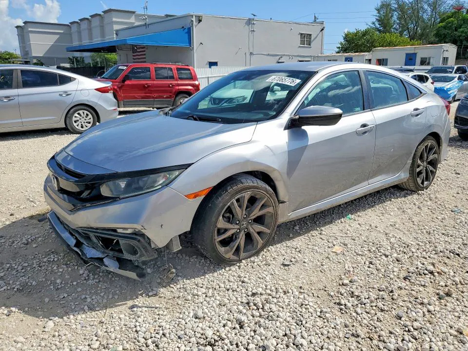 2019 HONDA CIVIC VIN 2HGFC2F82KH603980 фото 1