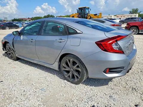 2019 HONDA CIVIC VIN 2HGFC2F82KH603980 фото 2