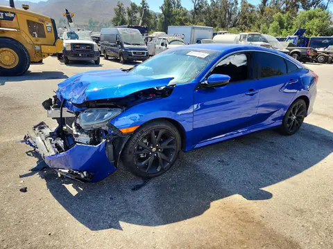 19XFC2F86KE215192 — 2019 Honda Civic, Передняя часть (Front End), фото до ремонта