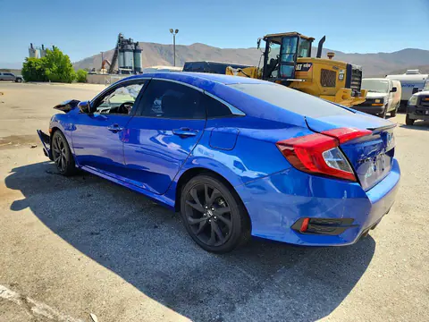 2019 Honda Civic VIN 19XFC2F86KE215192 фото 2