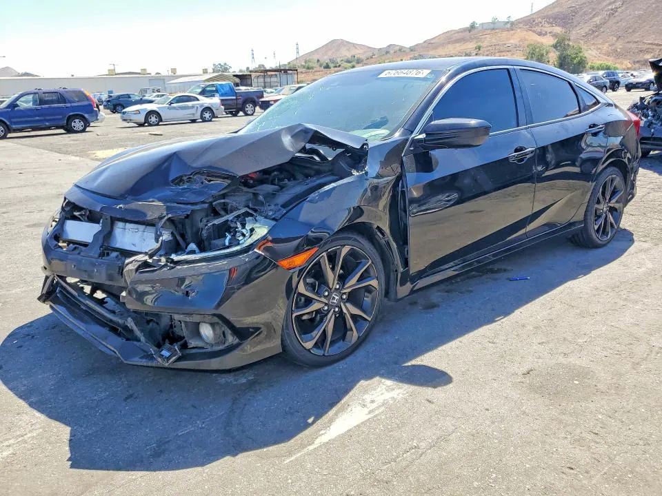 2019 Honda Civic VIN 19XFC2F8XKE203417 фото 1