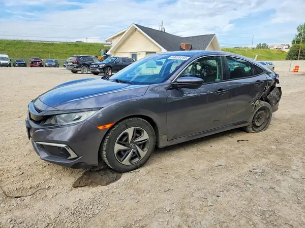 2HGFC2F61KH584174 — 2019 Honda Civic, Задняя часть (Rear End), фото до ремонта