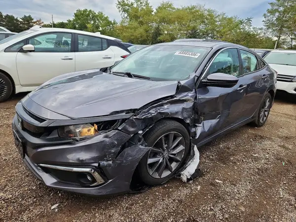 19XFC1F30KE014760 — 2019 Honda Civic, Передняя часть (Front End), фото до ремонта
