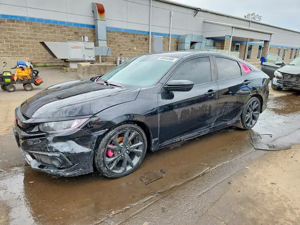 2HGFC2F85KH531673 — 2019 Honda Civic, Передняя часть (Front End), фото до ремонта