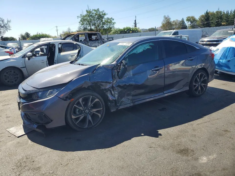 2019 Honda Civic VIN 2HGFC2F83KH575056 фото 1