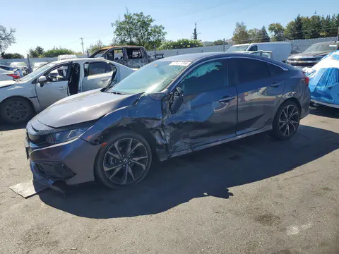 2HGFC2F83KH575056 — 2019 Honda Civic, Боковая часть (Side), фото до ремонта