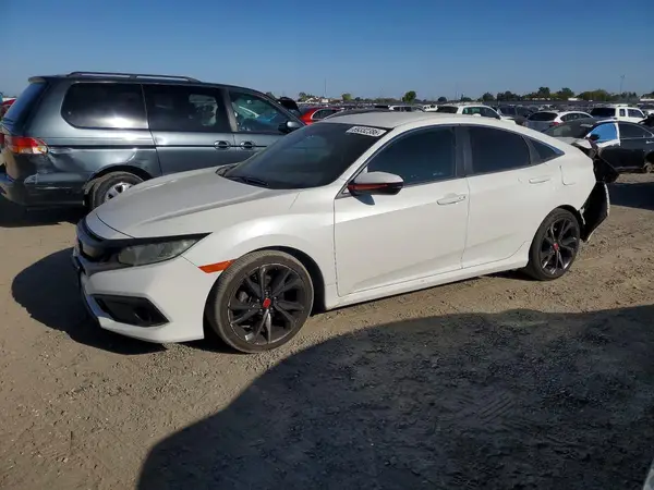 19XFC2F87KE202502 — 2019 Honda Civic, Задняя часть (Rear End), фото до ремонта