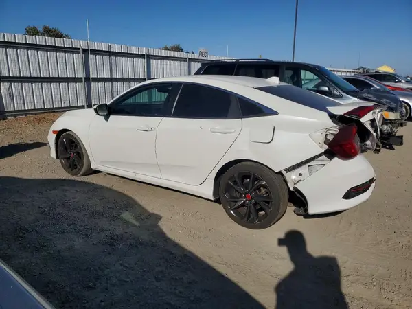 19XFC2F87KE202502 — 2019 Honda Civic, фото 2 с аукциона Copart, Задняя часть