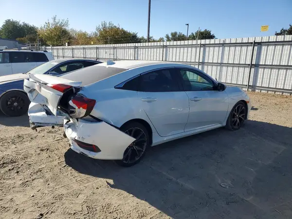 19XFC2F87KE202502 — 2019 Honda Civic, фото 3 с аукциона Copart, Задняя часть