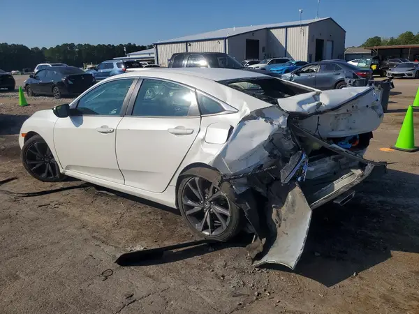 19XFC2F86KE006034 — 2019 Honda Civic, фото 2 с аукциона Copart, Задняя часть