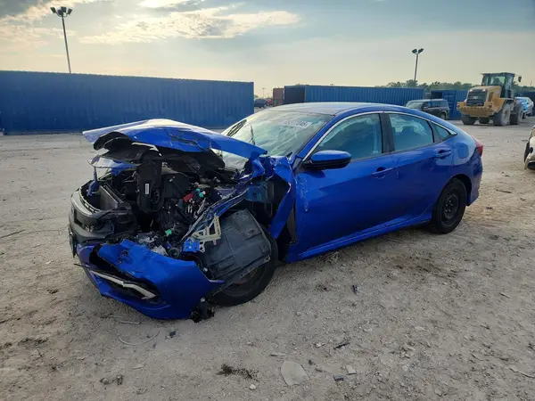 19XFC2F68KE034190 — 2019 Honda Civic, Передняя часть (Front End), фото до ремонта