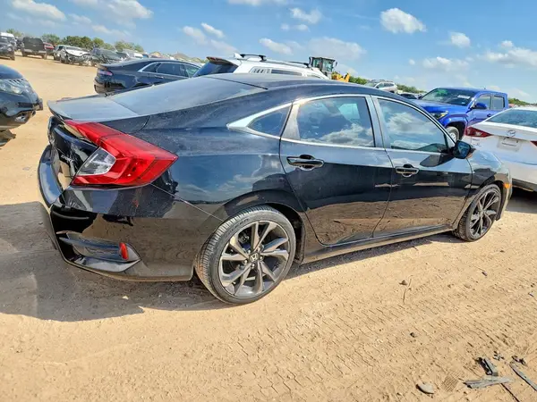 19XFC2F82KE009318 — 2019 Honda Civic, фото 3 с аукциона Copart, Град