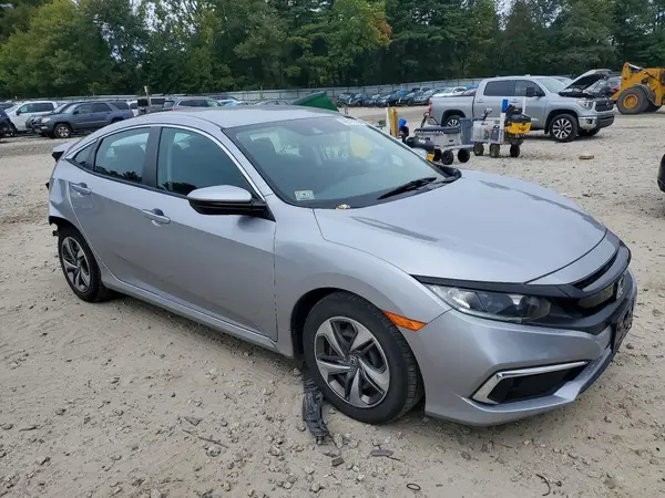 2HGFC2F62KH536974 — 2019 Honda Civic, фото 4 с аукциона Copart, Задняя часть