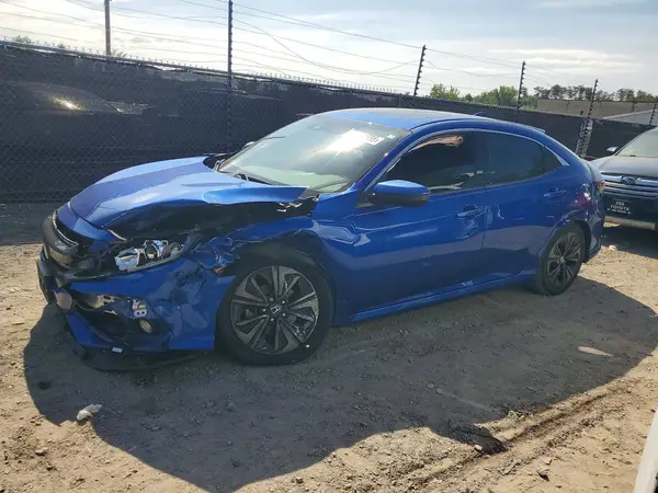 SHHFK7H6XKU410233 — 2019 Honda Civic, Передняя часть (Front End), фото до ремонта