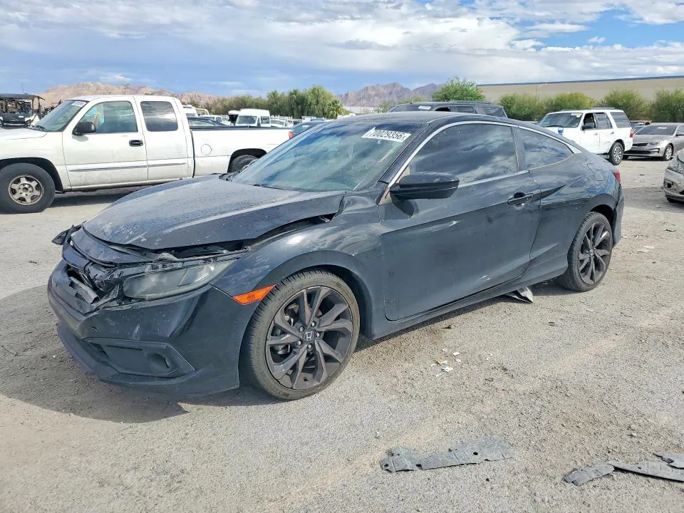 2019 Honda Civic VIN 2HGFC4B88KH304477 фото 1