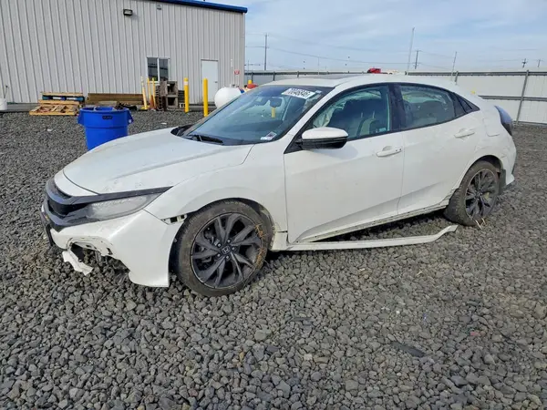 SHHFK7H96KU404472 — 2019 Honda Civic, Передняя часть (Front End), фото до ремонта