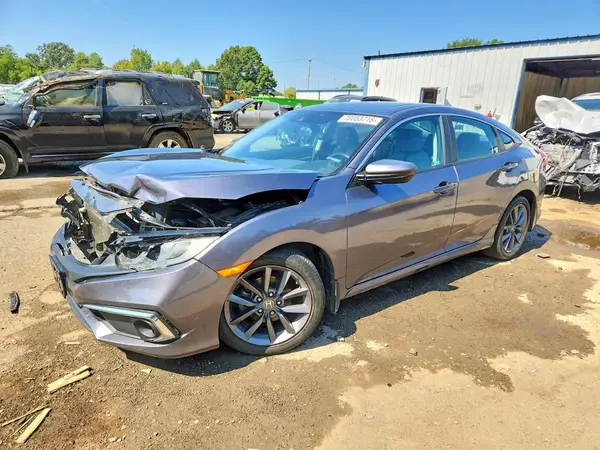 19XFC1F35KE017329 — 2019 Honda Civic, Передняя часть (Front End), фото до ремонта