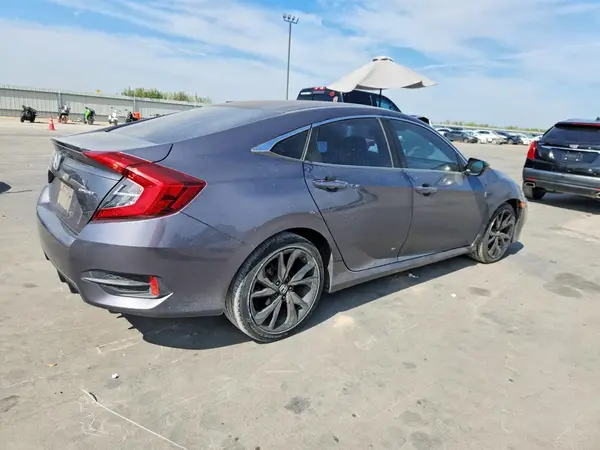 2HGFC2F84KH506103 — 2019 Honda Civic, фото 3 с аукциона Copart 08.10.2026, Передняя часть