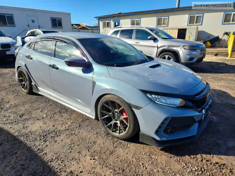 2019 Honda Civic Type-R Touring VIN SHHFK8G76KU200874 фото 4