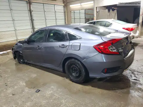 19XFC2F6XKE012790 — 2019 Honda Civic, фото 2 с аукциона Copart, Передняя часть