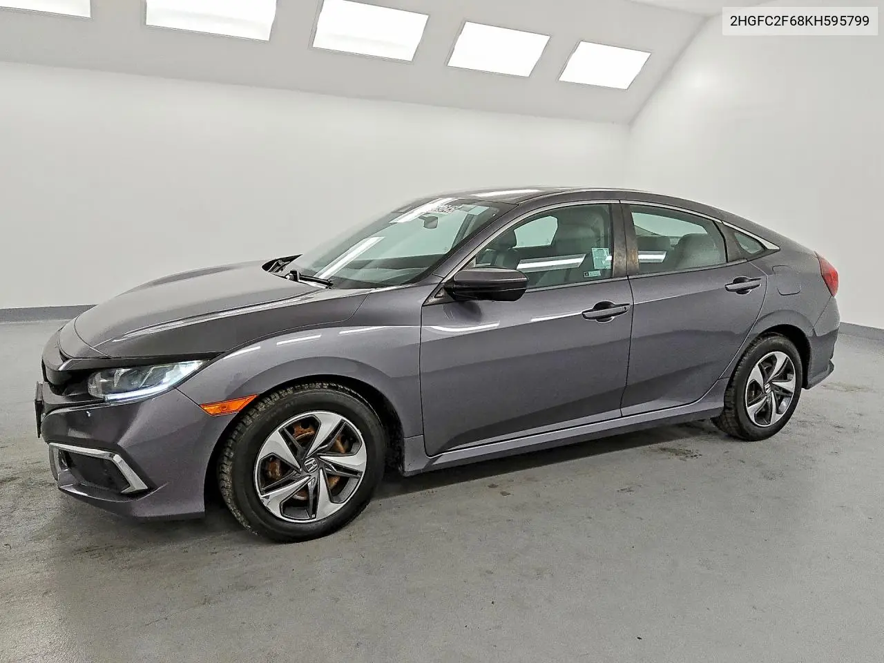 2019 Honda Civic Lx VIN 2HGFC2F68KH595799 фото 1