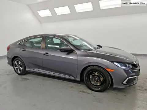 2019 Honda Civic Lx VIN 2HGFC2F68KH595799 фото 4
