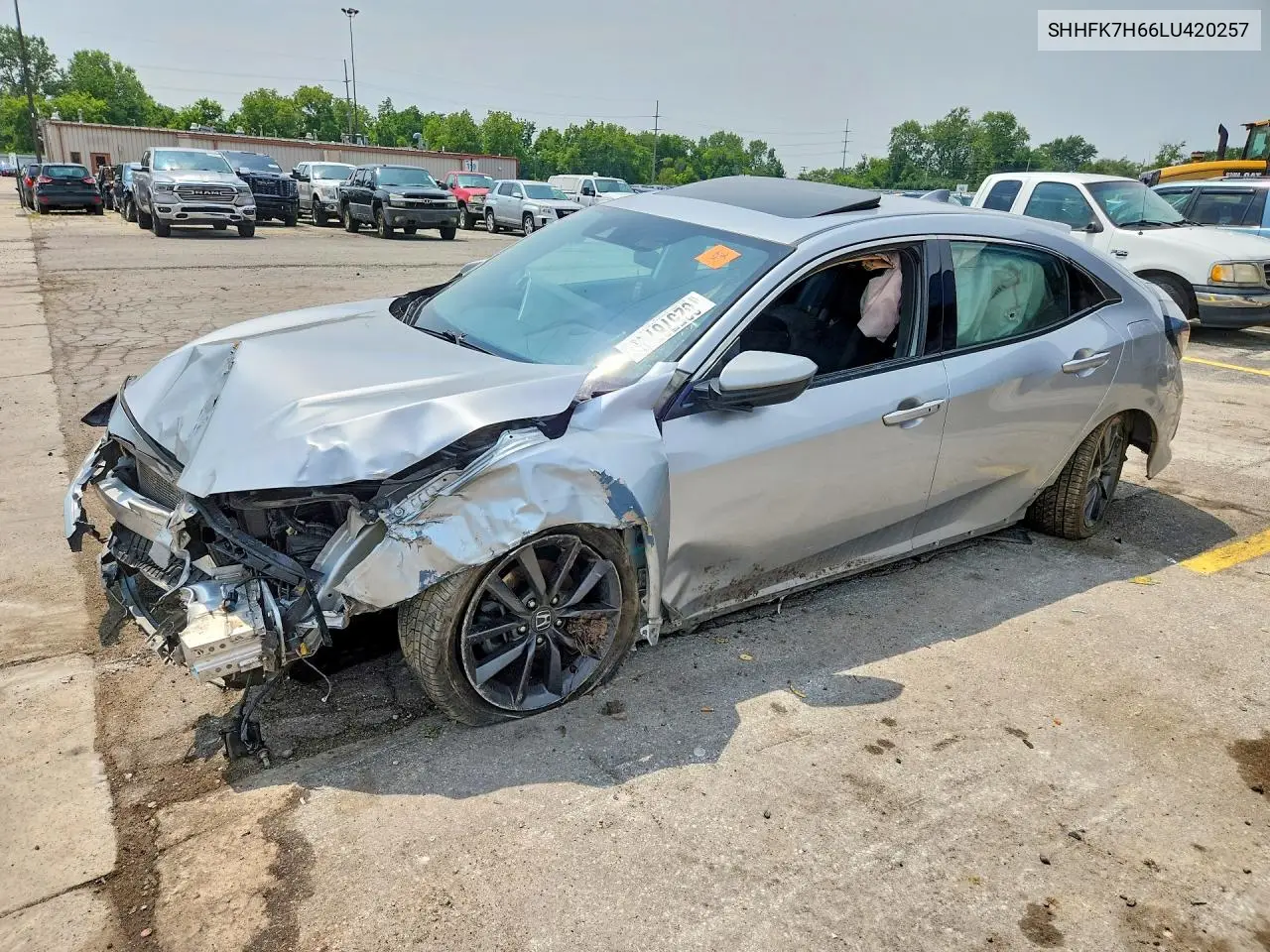 SHHFK7H66LU420257 Honda Civic 2020 — повреждение Повреждения со всех сторон, фото до ремонта