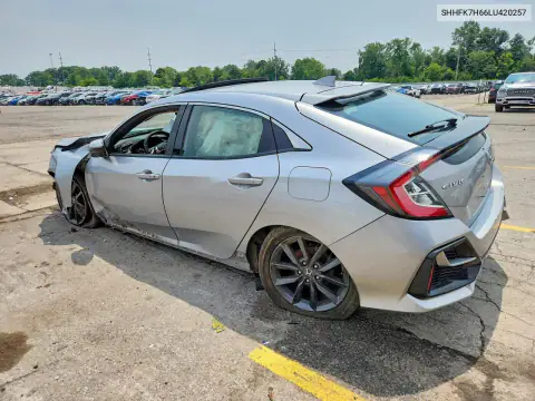 SHHFK7H66LU420257 — 2020 Honda Civic, фото 2 с аукциона Copart, Повреждения со всех сторон