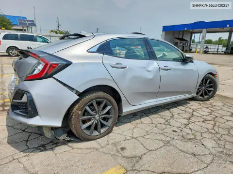 SHHFK7H66LU420257 — 2020 Honda Civic, фото 3 с аукциона Copart, Повреждения со всех сторон
