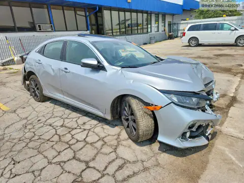 SHHFK7H66LU420257 — 2020 Honda Civic, фото 4 с аукциона Copart, Повреждения со всех сторон