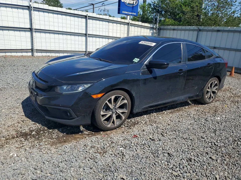 2020 HONDA CIVIC VIN 2HGFC2F82LH601311 фото 1