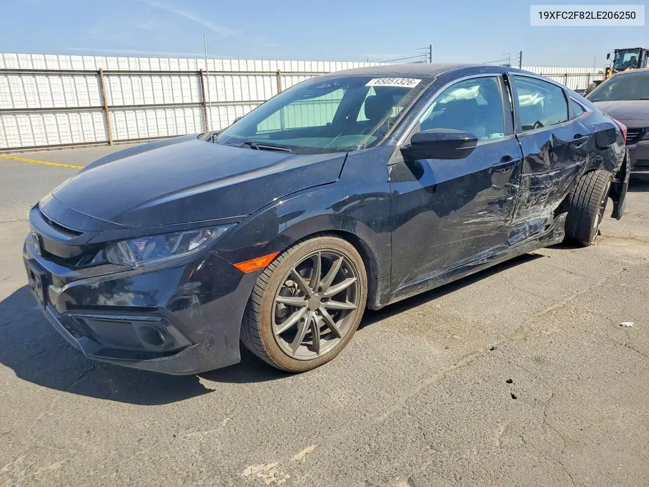 2020 Honda Civic Sport VIN 19XFC2F82LE206250 фото 1