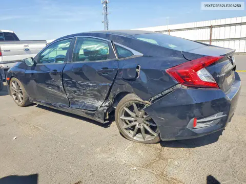 2020 Honda Civic Sport VIN 19XFC2F82LE206250 фото 2