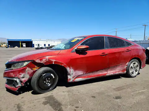 19XFC2F69LE005508 — 2020 Honda Civic, Передняя часть (Front End), фото до ремонта