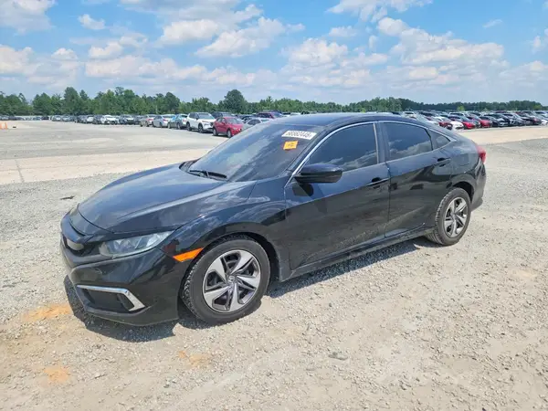 19XFC2F61LE020360 — 2020 Honda Civic, Передняя часть (Front End), фото до ремонта